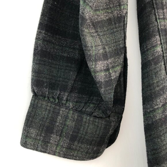 Vtg Pendleton Mens Plaid Wool Fireside Shirt Size M L Overshirt Long Sleeve 60s - Picture 5 of 10